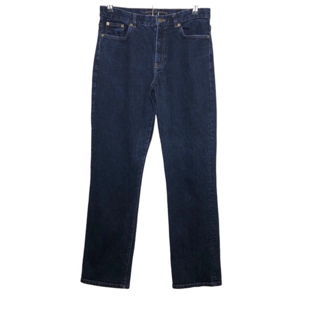 Ralph Lauren Lauren Jeans Co‎ Cotton Blend Mid Rise  Straight  Jeans 8